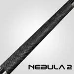 Pool biliardové tágo Rhino Nebula 2 Charcoal Gray karbonová špica 12,4mm Sport Wrap