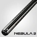 Pool biliardové tágo Rhino Nebula 2 Charcoal Gray, dvojdielne s karbónovou špicou