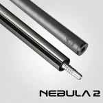 Pool biliardové tágo Rhino Nebula 2 Charcoal Gray, dvojdielne s karbónovou špicou
