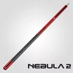 Pool biliardové tágo Rhino Nebula 2 Crimson Red karbonová špica 12,4mm Sport Wrap