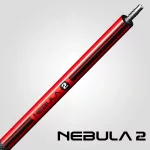 Pool biliardové tágo Rhino Nebula 2 Crimson Red karbonová špica 12,4mm Sport Wrap
