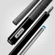 Pool biliardové tágo Rhino Luminax Jet Black karbonová špica 12,5mm Sport Wrap