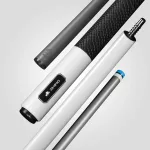 Pool biliardové tágo Rhino Luminax White Pearl karbonová špica 12,5mm Sport Wrap