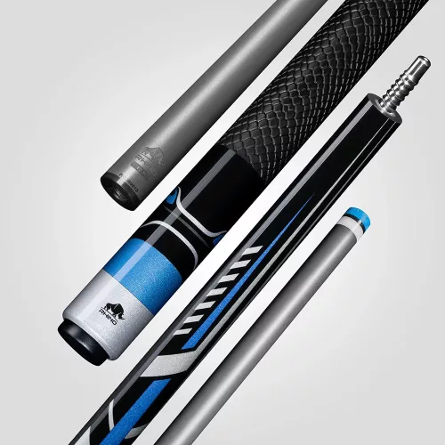 Pool biliardové tágo Rhino Racing Velocity Blue karbonová špica 12,5mm Sport Wrap