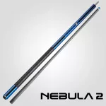 Pool biliardové tágo Rhino Nebula 2 Sky Blue karbonová špica 12,4mm Sport Wrap