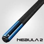 Pool biliardové tágo Rhino Nebula 2 Sky Blue karbonová špica 12,4mm Sport Wrap