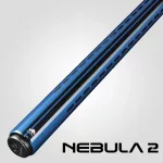 Pool biliardové tágo Rhino Nebula 2 Sky Blue karbonová špica 12,4mm