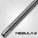 Pool biliardové tágo Rhino Nebula 2 Silver Metal, dvojdielne s karbónovou špicou