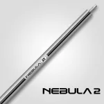 Pool biliardové tágo Rhino Nebula 2 Silver Metal, dvojdielne s karbónovou špicou