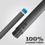Pool biliardové tágo Rhino Nebula 2 Pure White, dvojdielne s karbónovou špicou