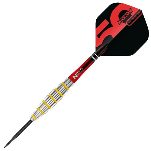 Šípky steel Red Dragon Darts 50 Years - Chunky Stumpy 3 24g, 85% wolfram