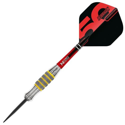 Šípky steel Red Dragon Darts 50 Years - Chunky Stumpy 7 28g, 85% wolfram