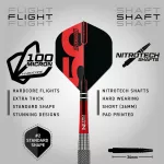 Šípky steel Red Dragon Darts 50 Years - Grizzly 2 24g 90% wolfram