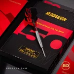 Šípky steel Red Dragon Darts 50 Years - Grizzly 2 24g 90% wolfram