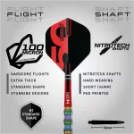 Šípky steel Red Dragon Darts 50 Years - Shockwaves 26g, 90% wolfram