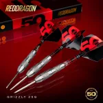 Šípky steel Red Dragon Darts 50 Years - Grizzly 4 25g 90% wolfram