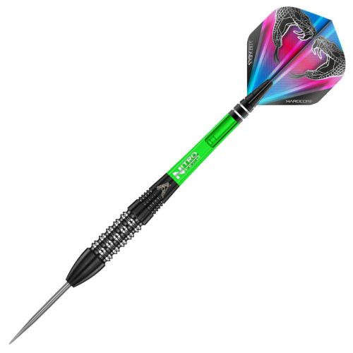 Šípky steel Red Dragon Peter Wright Black strike 24g, 90% wolfram