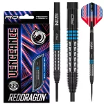 Sada steel šípok Red Dragon Vengeance Blue 22g, 90% wolfram