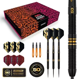 Šípky steel Red Dragon 50 Years Player Edition Peter Wright 21g 90% wolfram