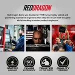 Šípky steel Red Dragon 50 Years Player Edition Peter Wright 21g 90% wolfram