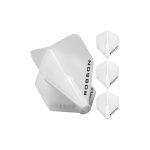 Letky na šípky Robson Plus No2, biele