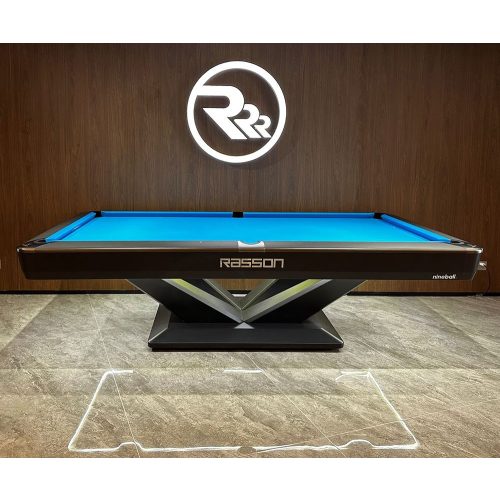 Profesionálny pool biliardový stôl Rasson Victory III 9ft čierny