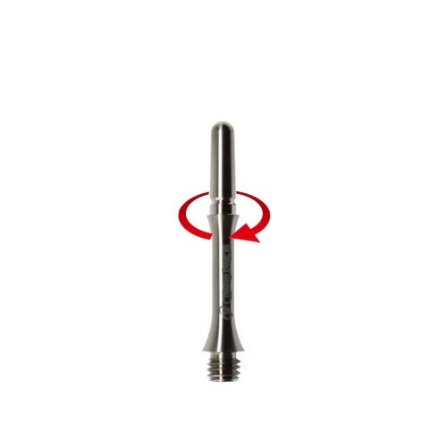Násadky na šípky Cosmo Fit Titanium, otočné 18 mm