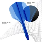Harrows Solo modré integrované No6 letky a stredné násadky