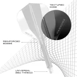 Harrows Solo priehľadné integrované No6 letky a dlhé násadky