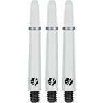 Násadky na šípky Shot Koi Carbon biele 48mm dlhé