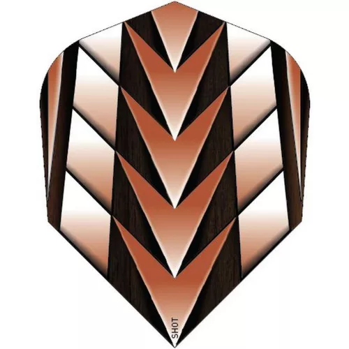 Letky na šípky Shot Tribal Weapon hnedé, No6