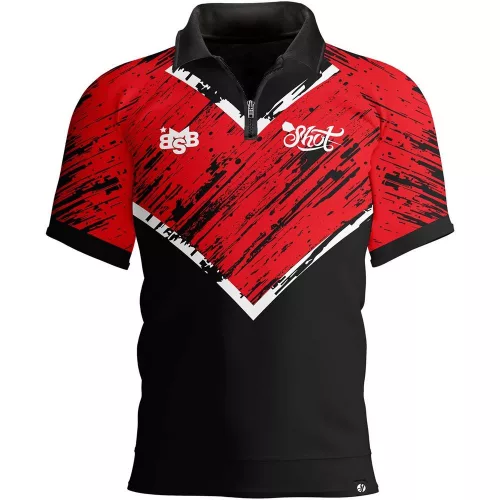 Dres Shot Michael Smith Red Strip veľkosť 2XL