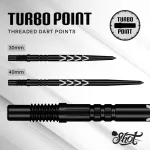 Hroty na šípky Shot Turbo Point Michael Smith čierne 40mm 3ks