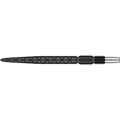 Hroty na šípky TARGET steel Swiss Diamond Pro Point čierne, kovové 26mm 2019
