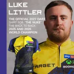 Turnajový dres Target Playing Shirt Luke Littler 2027 pre 8 ročných