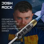 Šípky steel Target Josh Rock 22g, brass