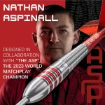 Šípky steel Target Nathan Aspinall 22g, brass