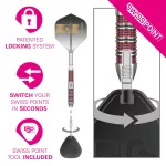 Šípky steel Target Stephen Bunting 95K 23g SP 95% wolfram