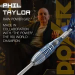 Šípky steel Target Phil Taylor Power Gx2 22g SP 95% wolfram