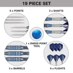 Šípky steel Target Phil Taylor Power Gx2 22g SP 95% wolfram
