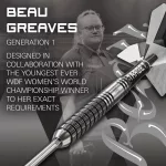 Šípky steel Target Beau Greaves G1 23g SP 90% wolfram