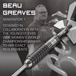Šípky steel Target Beau Greaves G1 25g SP 90% wolfram