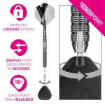 Šípky steel Target Beau Greaves G1 25g SP 90% wolfram