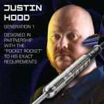Šípky steel Target Justin Hood G1 23g SP 90% wolfram