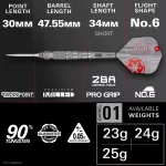 Šípky steel STAR WARS TARGET AT-AT 25g SP 90% wolfram