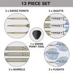 Šípky steel Target Adrian Lewis Showdown 23g SP 95% wolfram