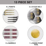 Šípky soft Target Stephen Bunting 95K 19g 95% wolfram