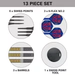 Šípky soft Target Raymond Van Barneveld G6 18g 95% wolfram