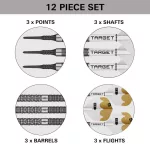 Šípky soft Target Redux 10 18g 90% wolfram