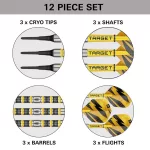 Šípky soft Target Buzz 11, 18g 90% wolfram
